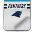 NFL Carolina Panthers White Striped iPhone 12 Pro Skin